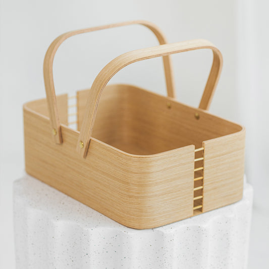 Stylish picnic basket, Outdoor basket with handles, Beach basket