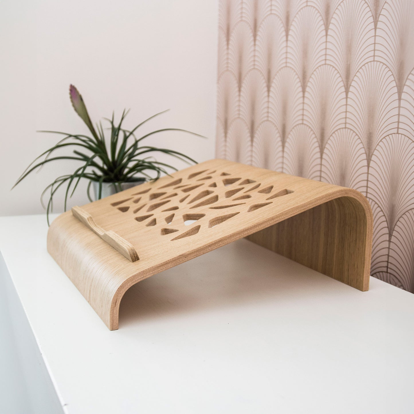 Wooden Laptop Stand with Ventilation