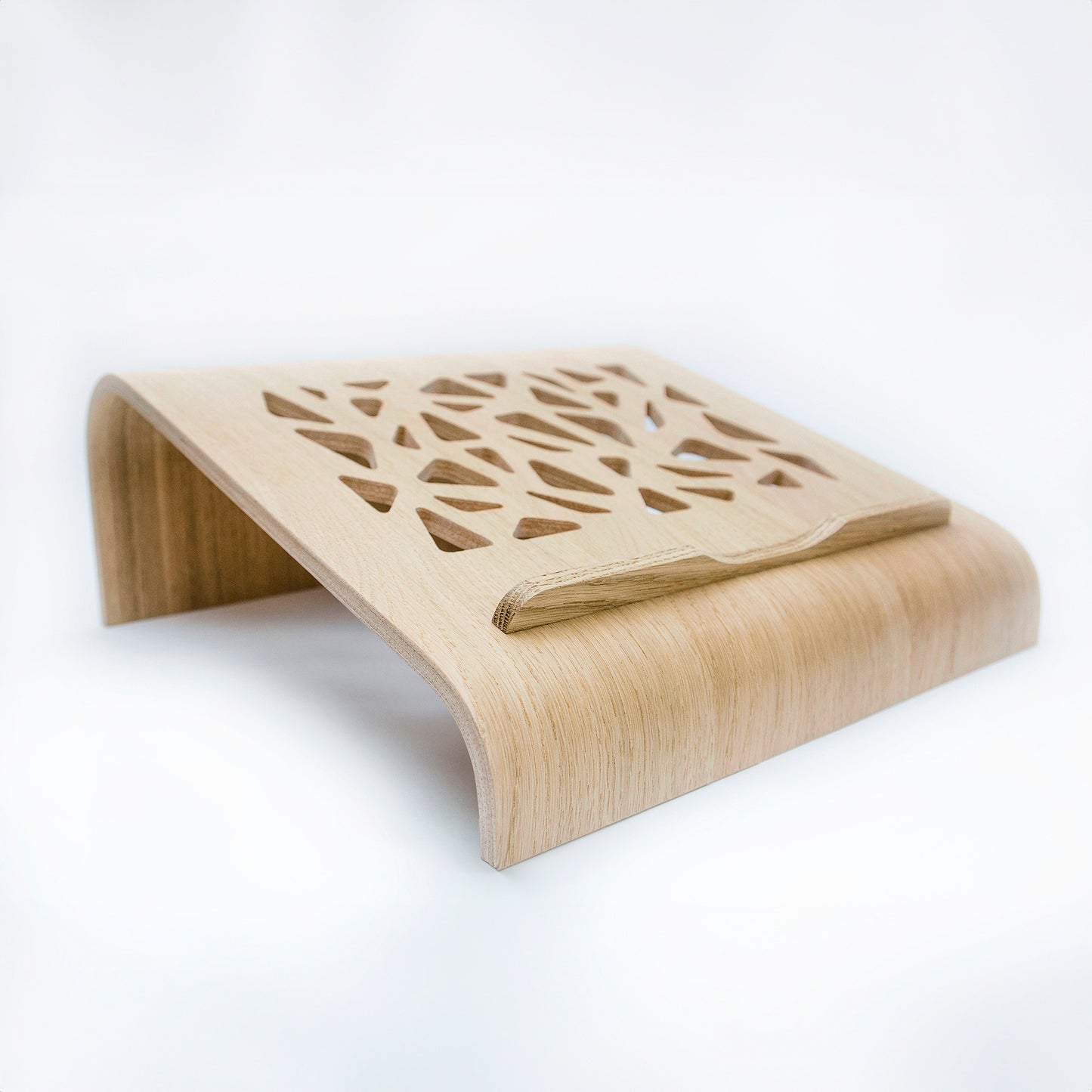 Wooden Laptop Stand with Ventilation